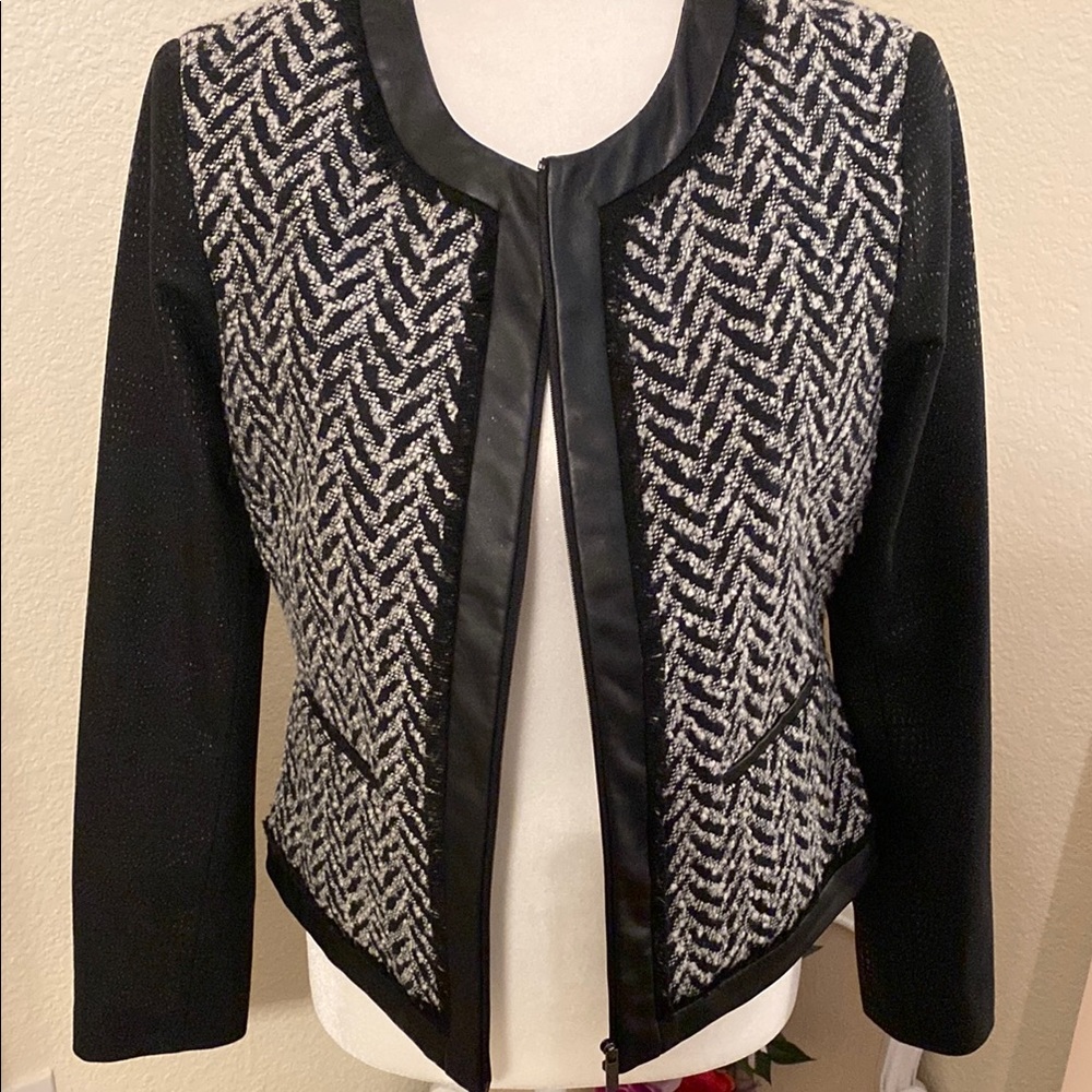 Black and White Women's Jacket